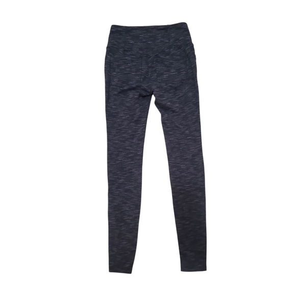 Athleta Metro Leggings W/ Front & Back Pockets Charcoal Metro Space Dye Size XS - Picture 3 of 12